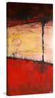 "Rooted in Red" Painting Print on Wrapped Canvas, 12"x24"