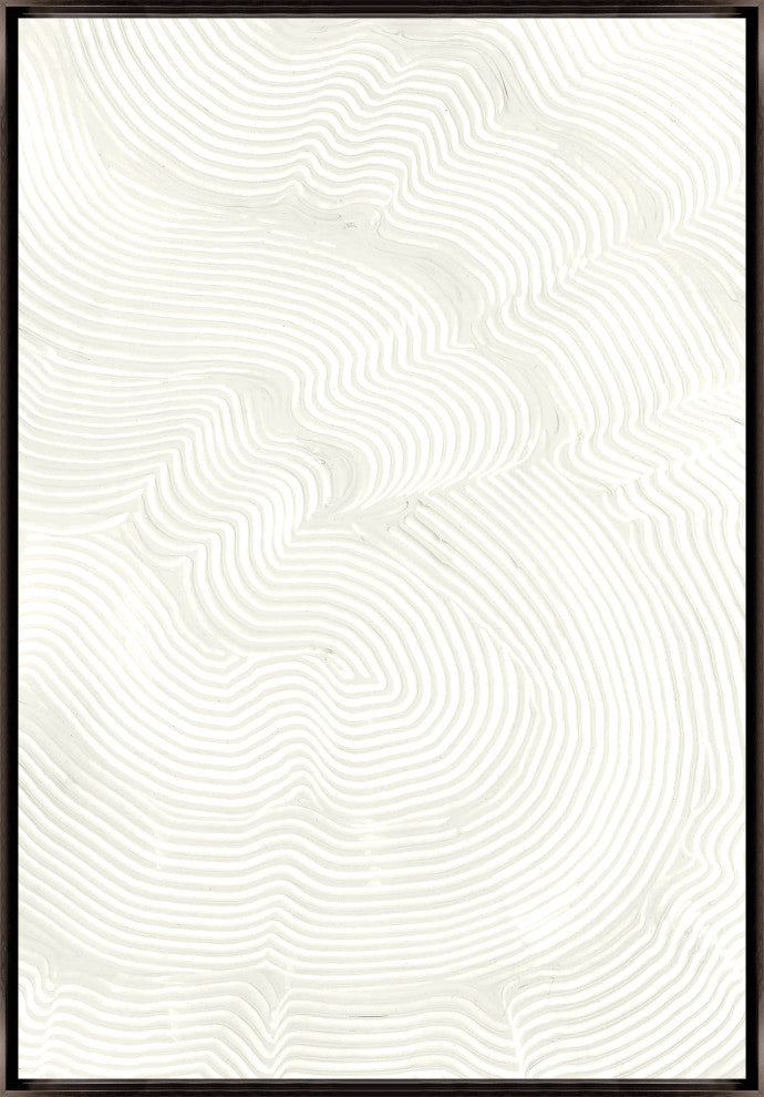 24x35 Your Trace II, Framed Artwork, Espresso