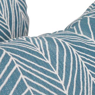 17" Jacquard Throw Pillows With Inserts, Set of 2, Demeter Caspia