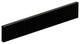 19" Vanity Top Left-Hand Side Splash, Absolute Black