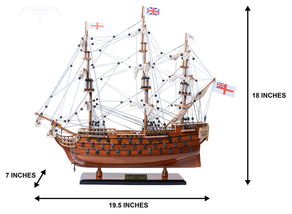 Victory Small Museum-quality Fully Assembled Wooden Model Ship