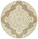 Oriental Weavers Marina Tan/ Ivory Oriental Indoor/Outdoor Rug 7'10" RND