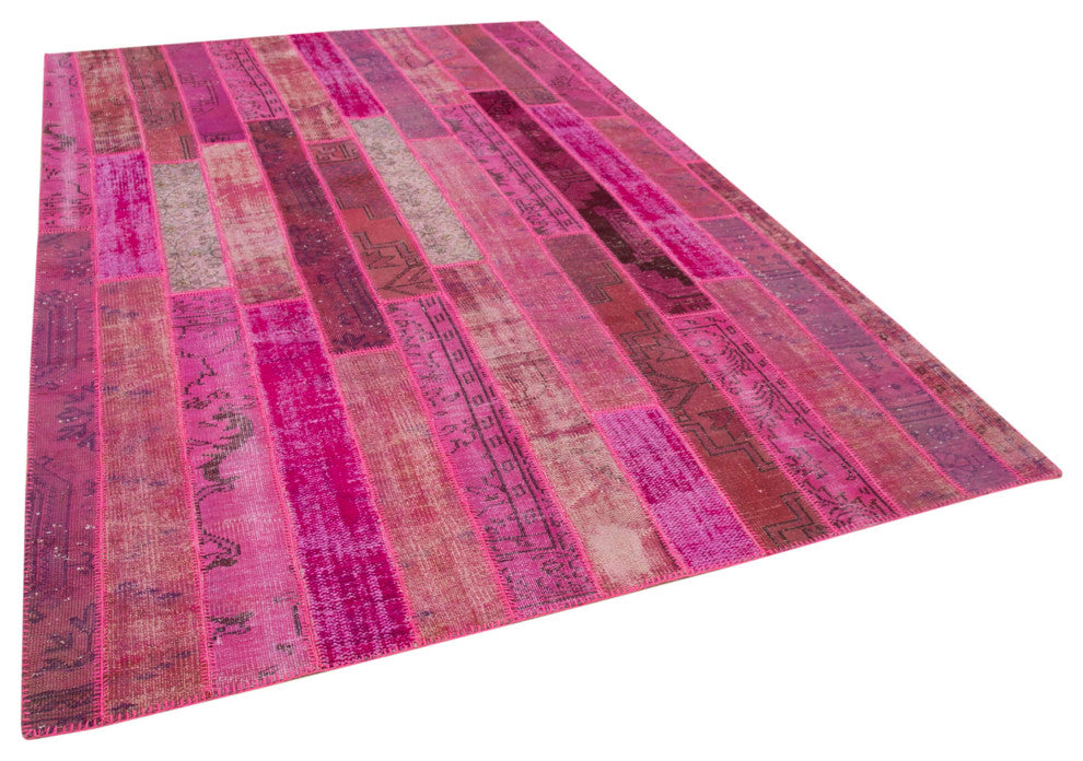Rug N Carpet - Handmade Anatolian 6' 9" x 10' 0" Antique Patchwork Area Rug