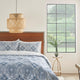 Nourison DSC03 Bedding, Navy,FULL/QUEEN 3 PC SET