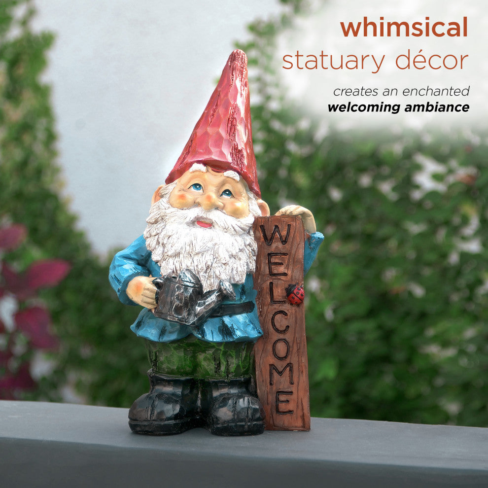 Gnome 'Welcome' Statue