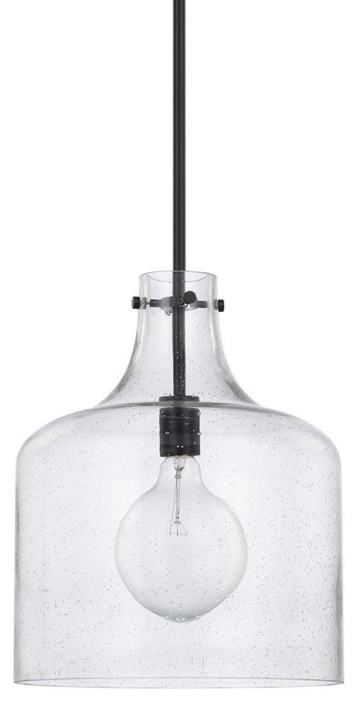 Capital Lighting 325712 1 Light 15" Tall Pendant - Aged Brass