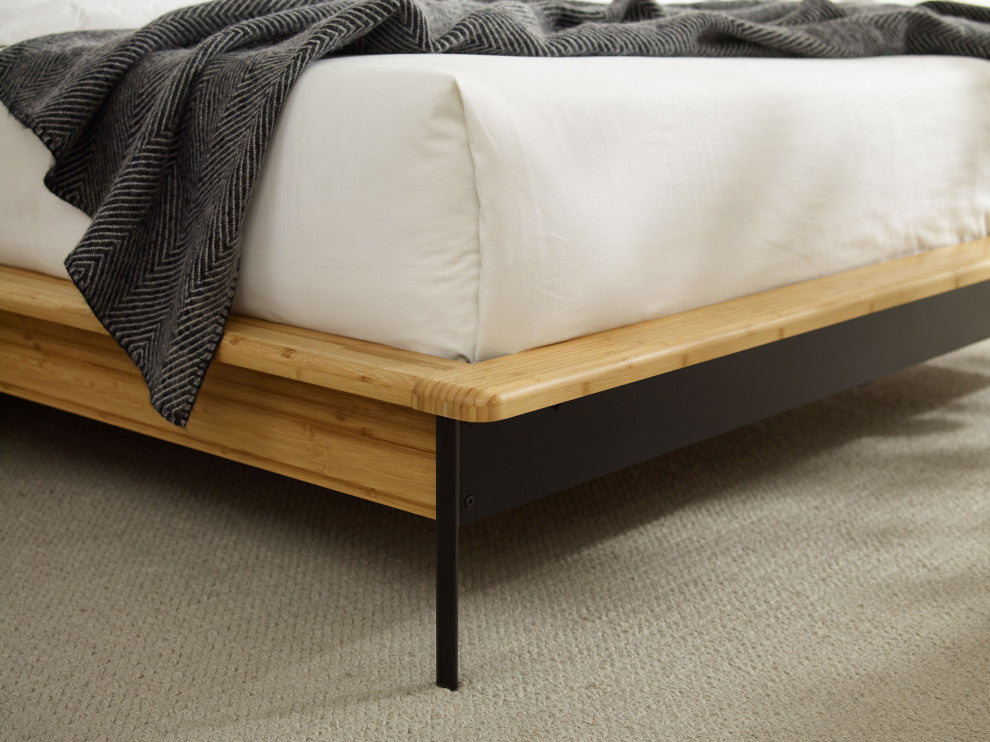 Santa Cruz Platform Bed With Fabric, King