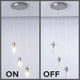 Brushed Nickel pendant light fixtures Art Deco 3 light  kitchen led lights