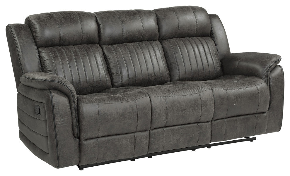 Spivey Manual Reclining Sofa Collection, Double Reclining Sofa