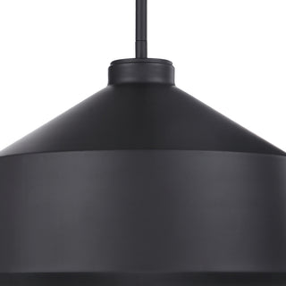 Uttermost Holgate 1-Light Black Pendant, 22179