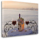 Sunset Wine Night For Two City 2 Giclee Wrap Canvas Wall Art