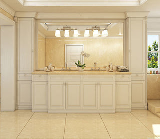 Nicholas 3-Light Bath Vanity, Brushed Nickel