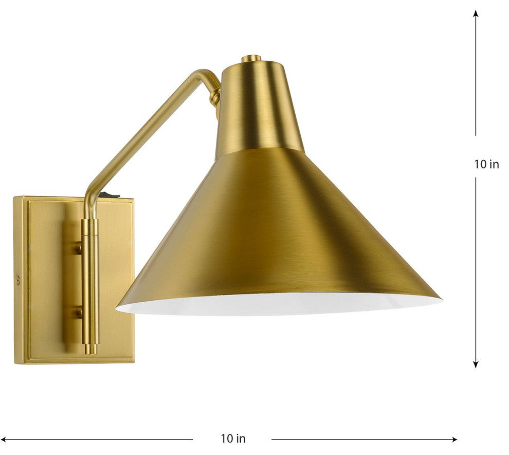 Trimble Collection One-Light Brushed Bronze Rotating Wall Sconce, Brushed Bronze