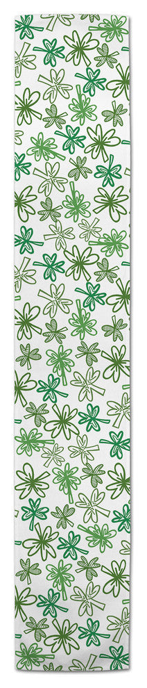Clover Sketch 16x90 Table Runner