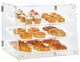 VEVOR 3-Tier Acrylic Bakery Display Case Countertop Donut Pastry Case Rear Door