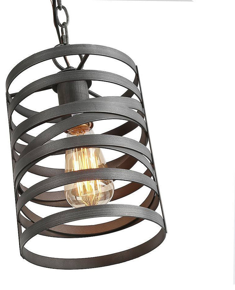 LALUZ 1-Light Pendant Lighting Iron Ceiling Hanging Lights