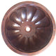 Undermount Hammered Round Shell Bathroom Copper Sink