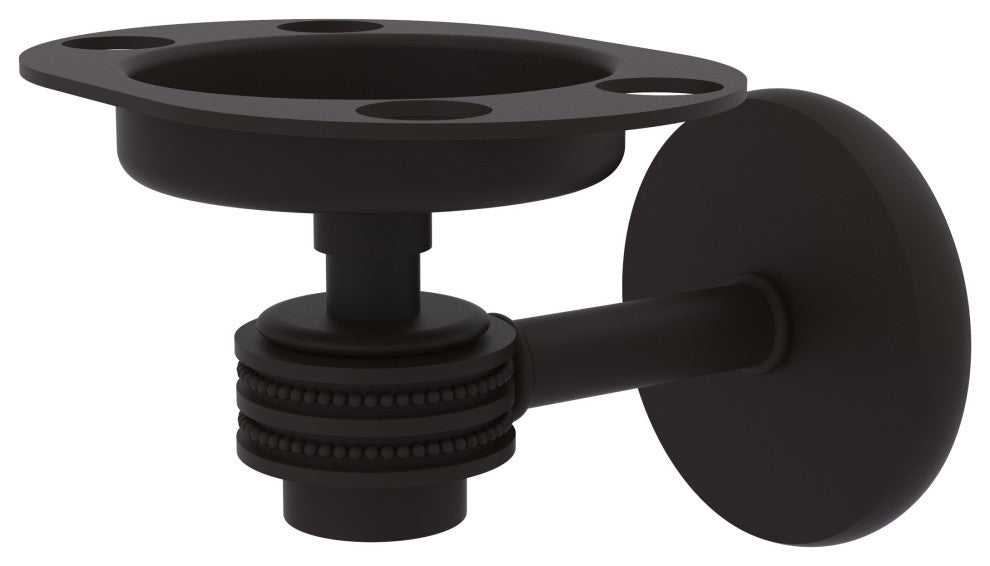 Satellite Orbit One Toothbrush Holder With Dotted Accents, Oil Rubbed Bronze