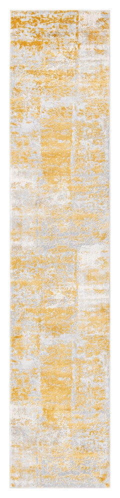 Unique Loom Elizabeth Finsbury Rug, Yellow, 2'x9'10" Runner