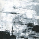 "Black and White Smudges" Painting Print on Wrapped Canvas, 24"x24"