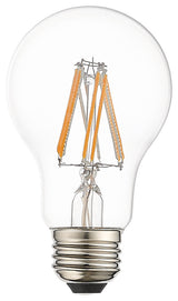 A19 Pear Filament Graphene LED Bulbs, Set of 10
