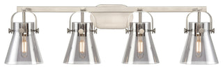 Pilaster Ii Cone 4 37" Bath Vanity-Light Satin Nickel