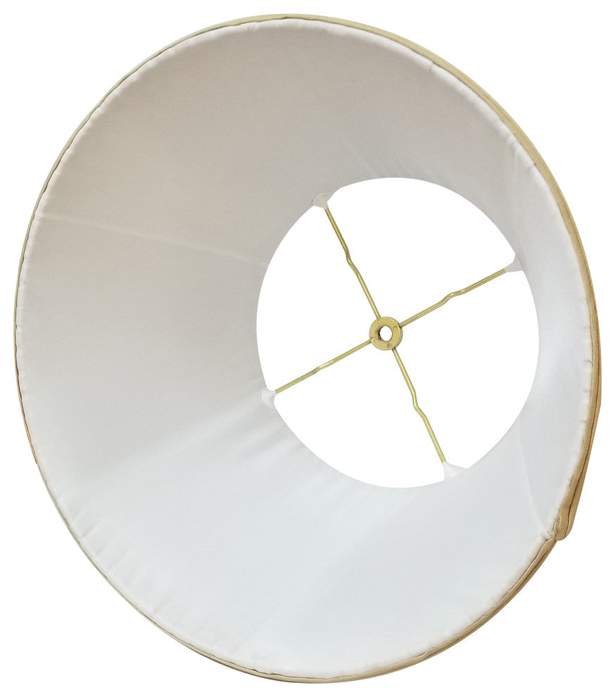 Royal Designs 6-Way/Side Pleat Basic Lampshade, Beige, 13x19x10.5