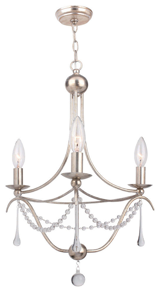 Crystorama Metro 3-Light Mini Chandelier