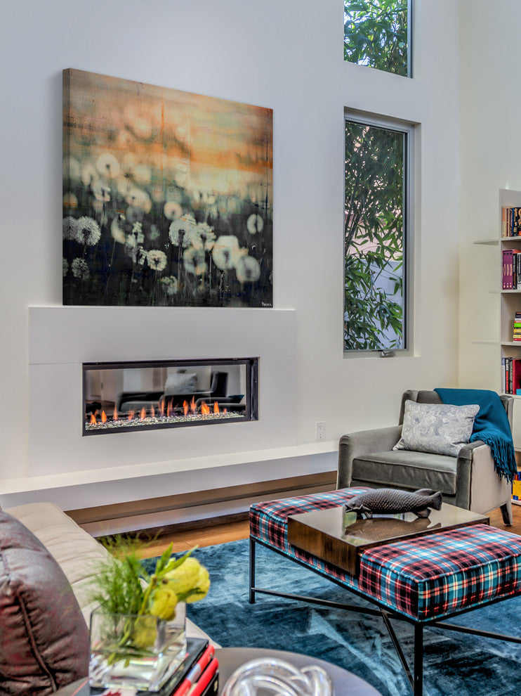 "Dandy Puff Meadow" Painting Print on Wrapped Canvas, 32"x32"