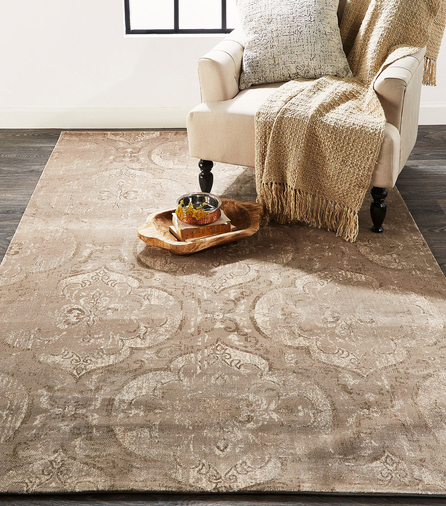 Weave & Wander Margaux Rug, Graphite, 9'2"x12'2"