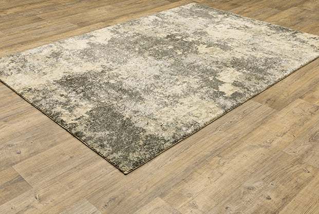 Oriental Weavers Astor Gray and Beige 7'10"x10'10" Indoor Rug
