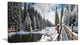 "Winter Morning Panorama" Canvas Print