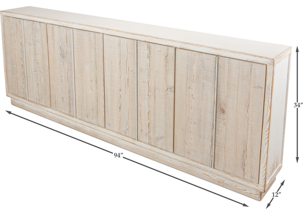 Long Hall Sideboard - White