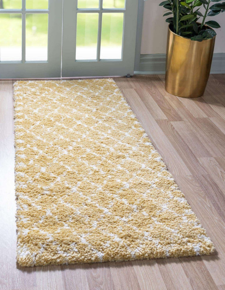 Shag Moroccan Shag 9'x12' Rectangle Bright Area Rug