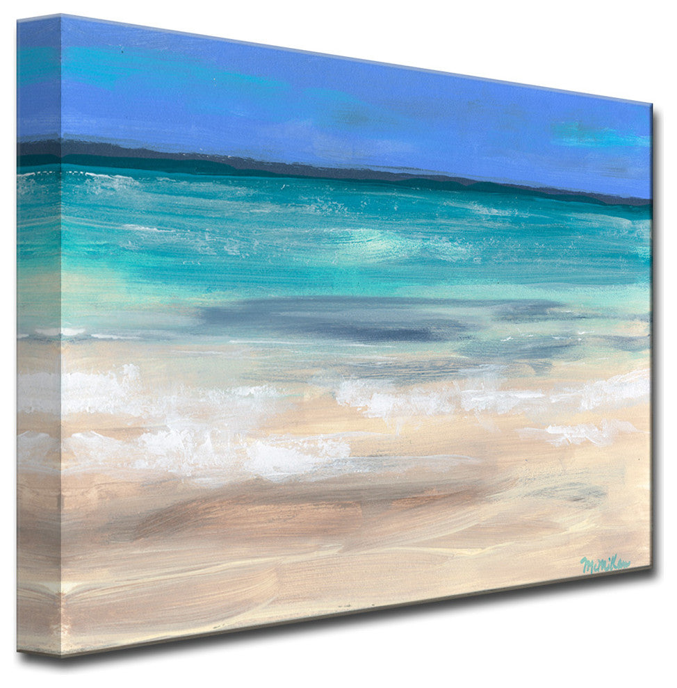Wateryview' Canvas by Leslie Owens, 30"x20"