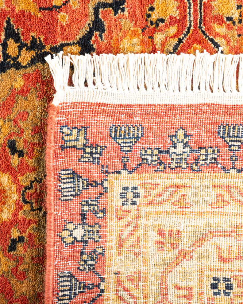Mogul, One-of-a-Kind Hand-Knotted Area Rug Orange, 12'3"x17'1"