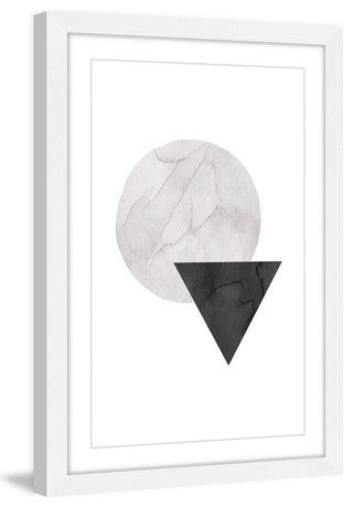 "Circle Triangle" Framed Paper Print by Diana Alcala, 20x30 cm