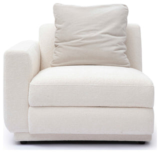 Perry Chenille Modular Corner Chair, Laf