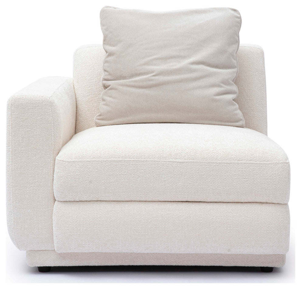 Perry Chenille Modular Corner Chair, Laf