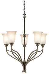 Kichler Wayland 5-Light Chandelier, Shadow Bronze