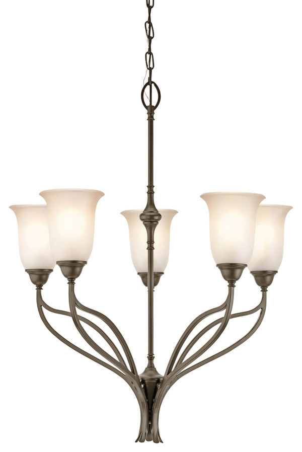 Kichler Wayland 5-Light Chandelier, Shadow Bronze