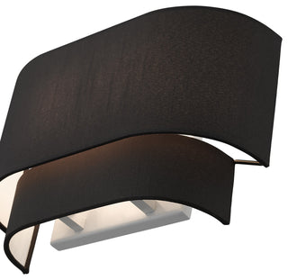 Bainbridge 2-Light Black ADA Sconce