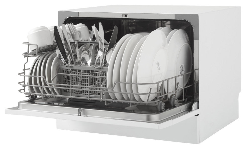 Danby DDW621 22"W 6 Place Setting Energy Star Countertop Front - White