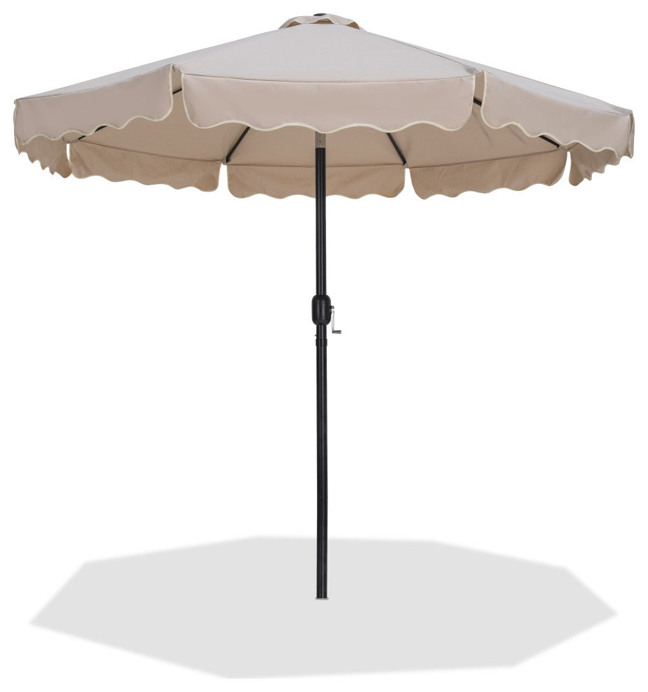 Amalfi Patio Umbrella, Beige, No Base
