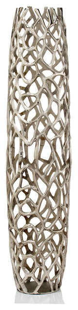 Rama Twigs Silver Barrel XL Floor Vase