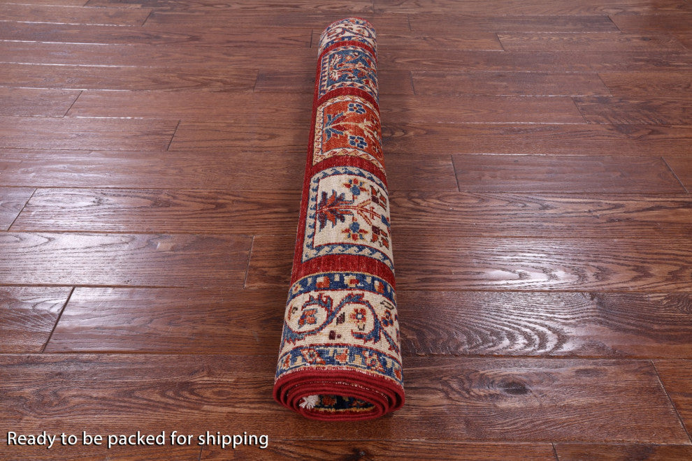Hand Knotted Persian Garden Design Rug 3' 5" X 4' 10" Q10672