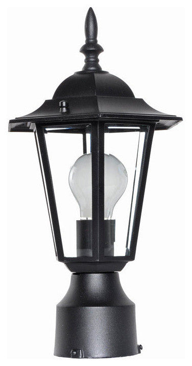 Maxim 3001 Builder Cast 1 Light Outdoor Post Light - Black
