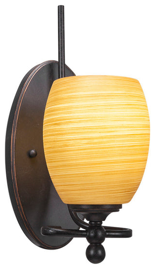 Capri 1-Light Wall Sconce, Cayenne Linen