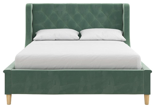 Little Seeds Monarch Hill Ambrosia Teal Full Size Upholstered Bed