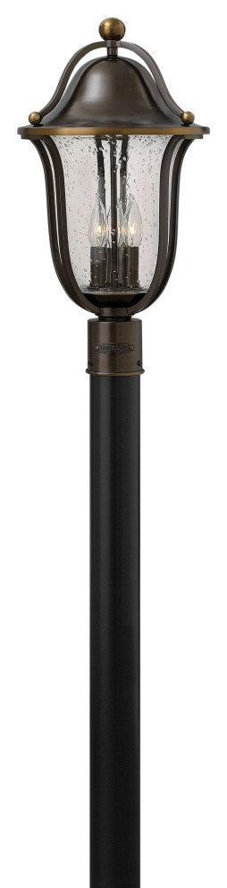 Hinkley Lighting 2641 Bolla 3 Light Tall Post Light - Olde Bronze
